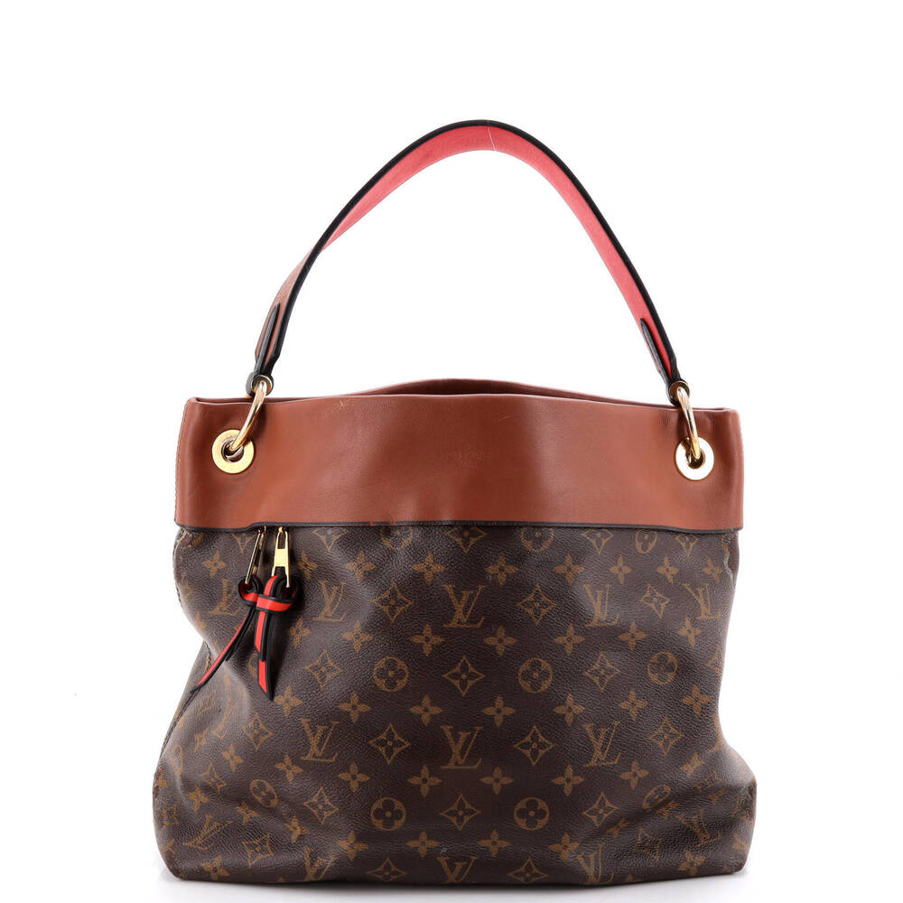 Louis Vuitton Tuileries Hobo Monogram Canvas with Leather
